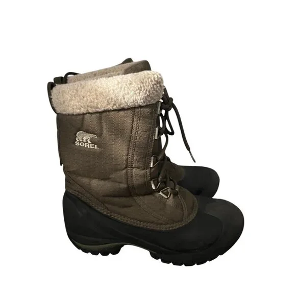 Sorel Cumberland Duck Boot Snow Rain Weatherproof Thinsulate US Men\'s 10.5 SOREL Cumberland Black Winter Boots Thinsulate Insulation  main image 4